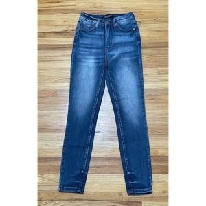 Judy Blue Women's 1 Jeans Denim Cotton Skinny Ankle Classic Streetwear Stretch